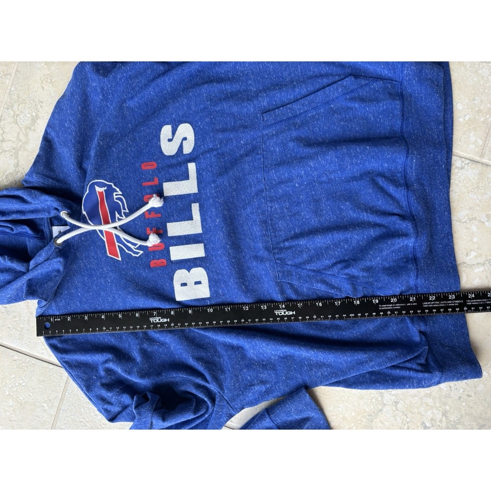 Buffalo Bills Women's XL Nike Gym Vintage Lightweight Pullover Hoodie Blue - Picture 4 of 5